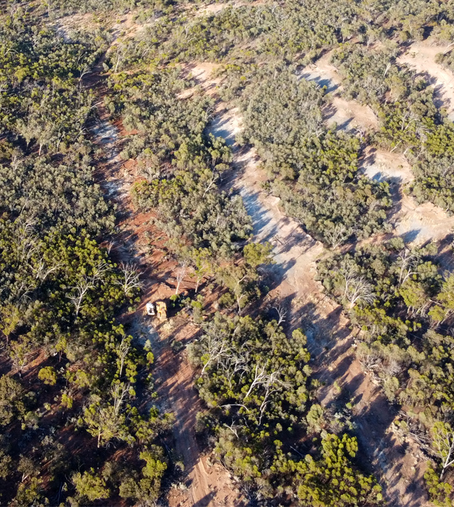 Aerial view of Buldania